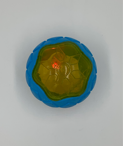 Squeaking Flashing Rubber Ball Pet Toy